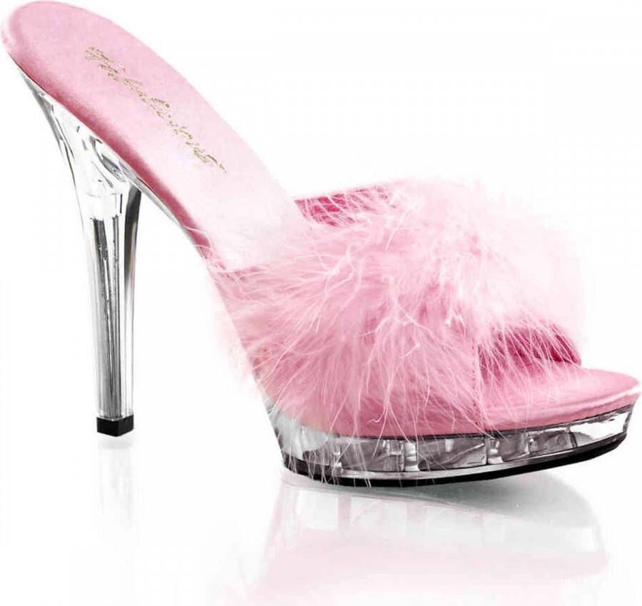 Fabelicious Fabulicious Muiltjes met hak 35 Shoes LIP 101 8 Roze