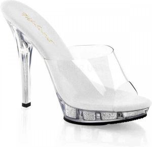 Fabelicious Fabulicious Muiltjes met hak 39 Shoes LIP 101 Transparant