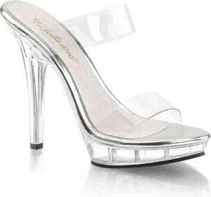 Fabelicious Fabulicious Muiltjes met hak LIP-102-1 Transparant