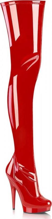 Fabelicious Fabulicious Overknee Laarzen 38 Shoes SULTRY 4000 Rood