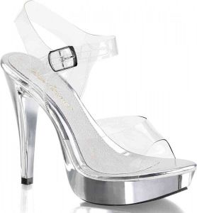 Fabelicious Fabulicious Sandaal met enkelband 42 Shoes COCKTAIL 508 Zilverkleurig