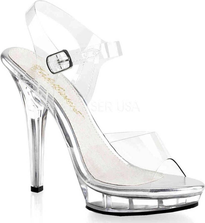 Fabelicious Fabulicious Sandaal met enkelband 41 Shoes LIP 108 Zwart Zilverkleurig - Foto 3