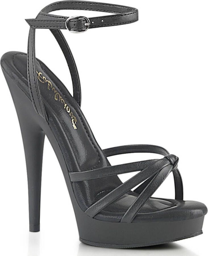 Fabelicious Fabulicious Sandaal met enkelband Paaldans schoenen 37 Shoes SULTRY 638 Zwart - Foto 1