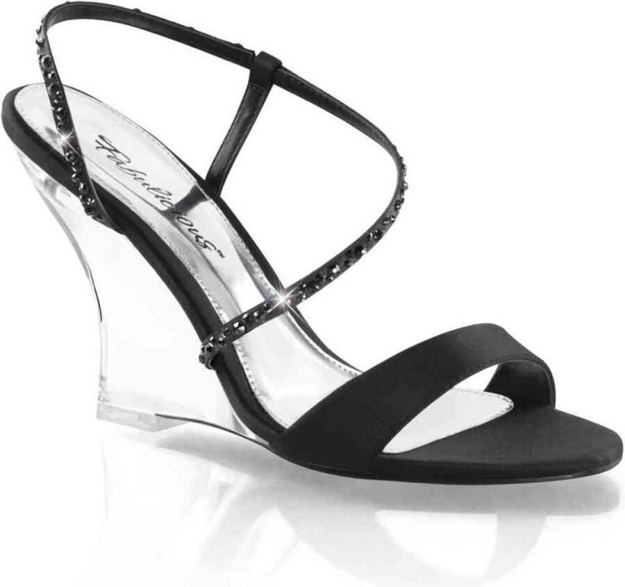 Fabelicious Fabulicious Sleehakken 37 Shoes LOVELY 417 Zwart Transparant - Foto 1