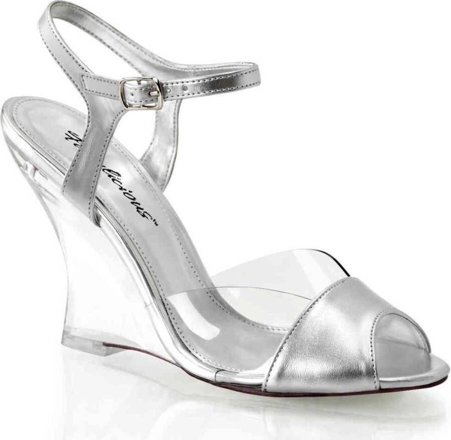 Fabelicious Fabulicious Sleehakken 39 Shoes LOVELY 442 Zilverkleurig Transparant - Foto 1
