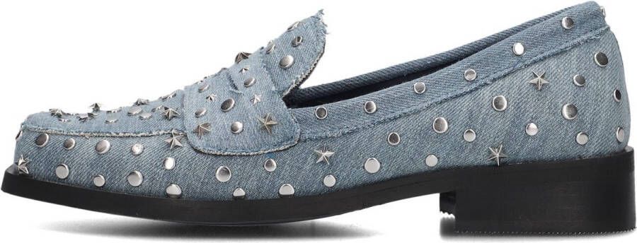 Fabienne Chapot Pim Studs Loafers Instappers Dames Blauw - Foto 2