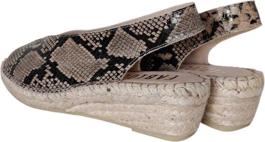 FABIOLAS Sandaal 603500 Beige Piton