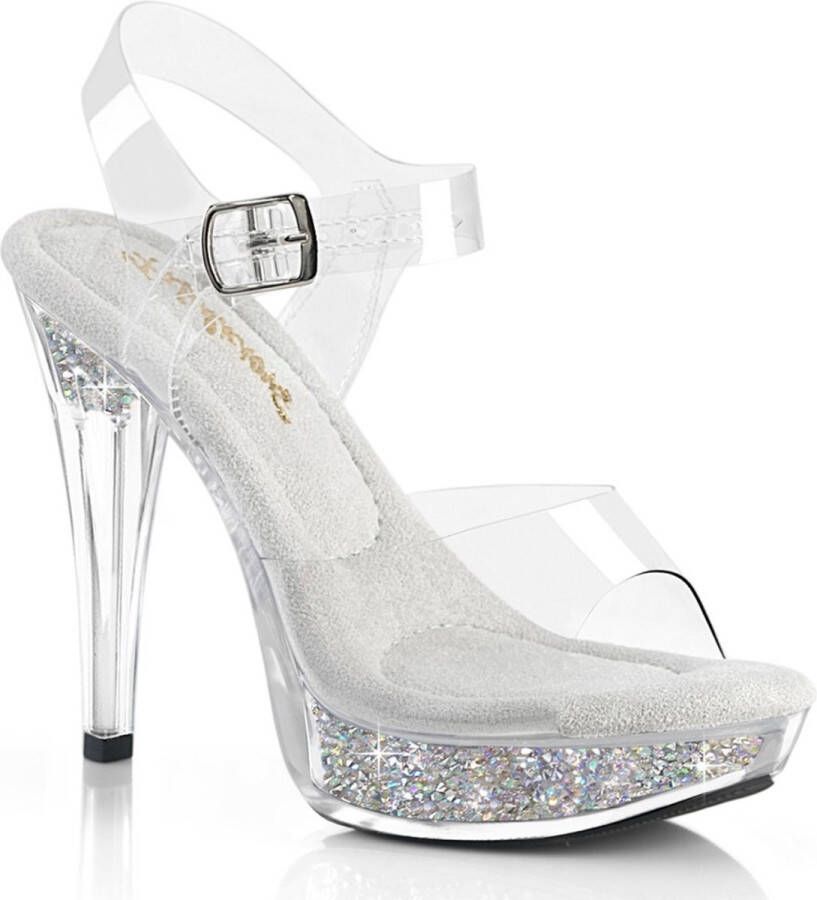 Fabulicious COCKTAIL-508RSI Sandaal met enkelband 36 Shoes Transparant