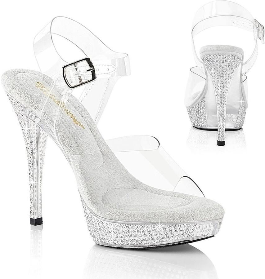 Fabulicious ATHENA508 Sandaal met enkelband 39 Shoes Wit