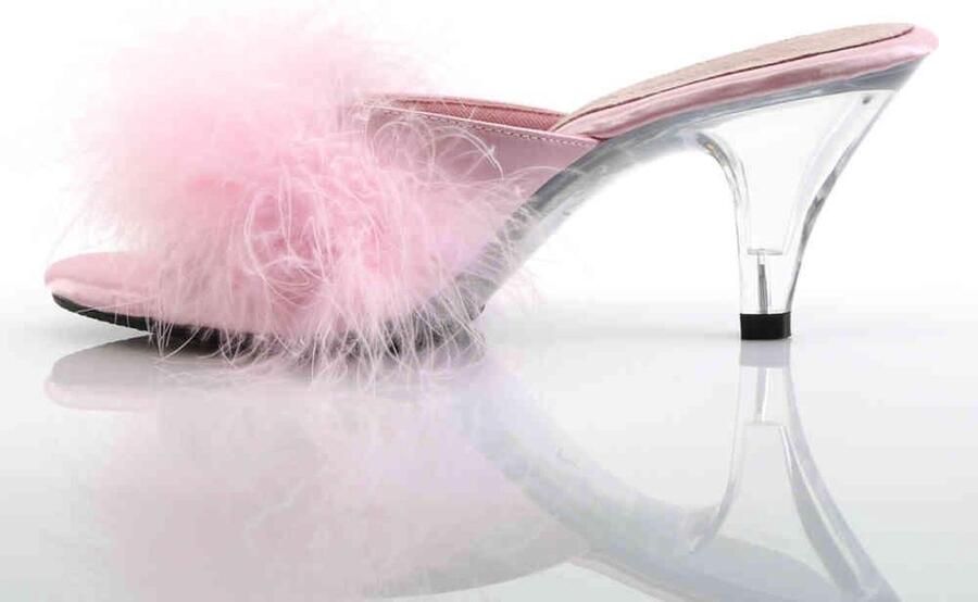 Fabelicious Fabulicious Muiltjes met hak 44 Shoes BELLE 301F Roze - Foto 3