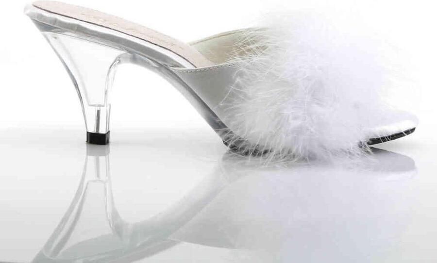 Fabelicious Fabulicious Muiltjes met hak 45 Shoes BELLE 301F Wit - Foto 3