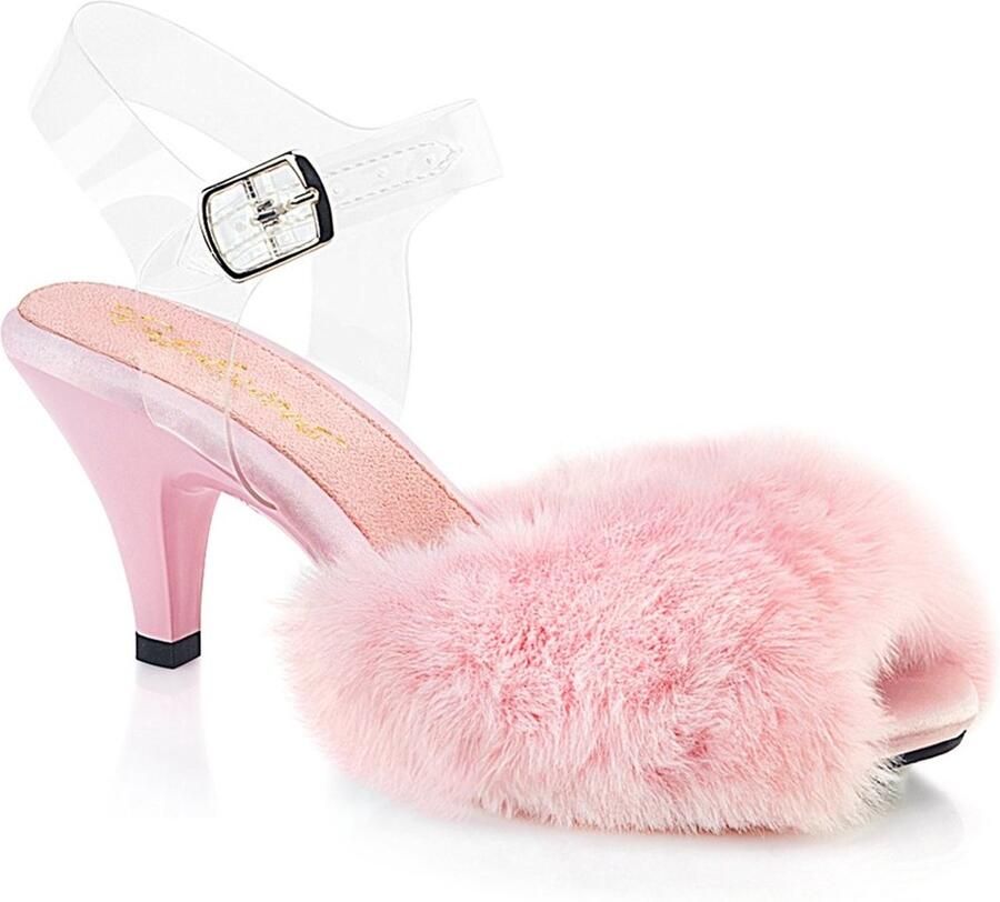 Fabulicious BELLE308FUR Muiltjes met hak 45 Shoes Roze