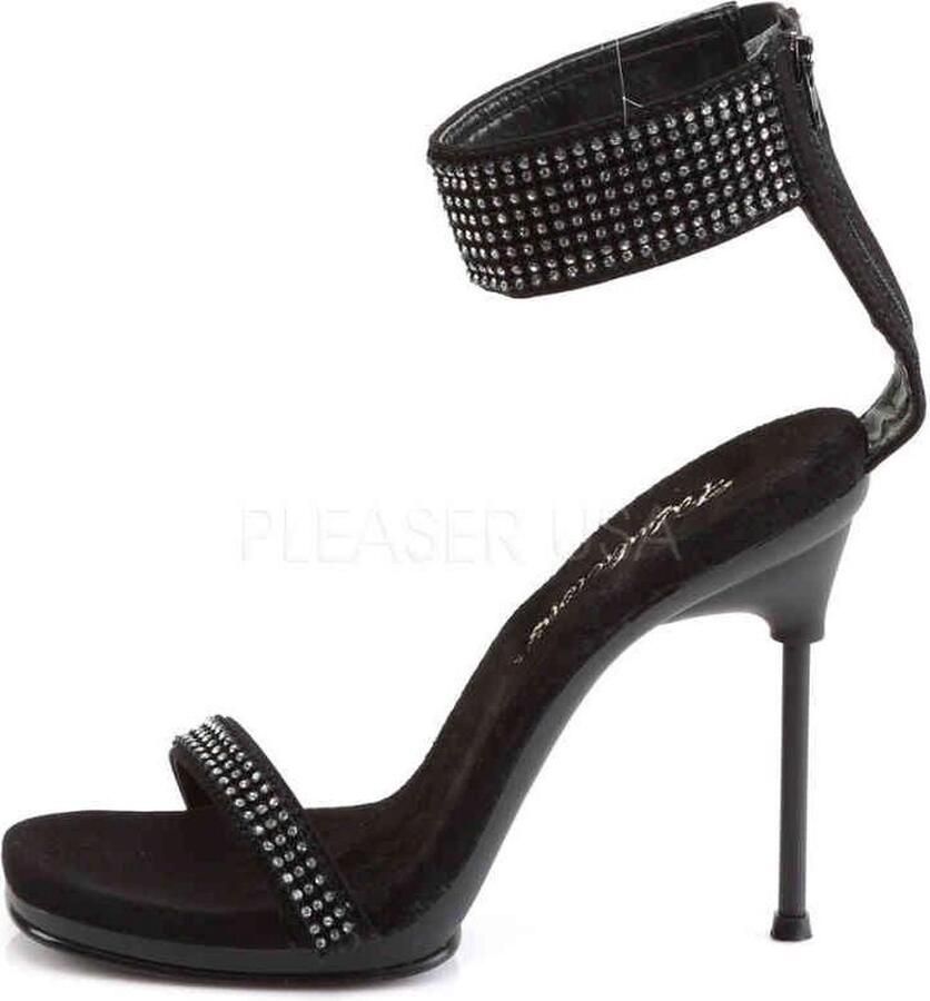 Fabelicious Fabulicious Sandaal met enkelband 41 Shoes CHIC 40 Zwart