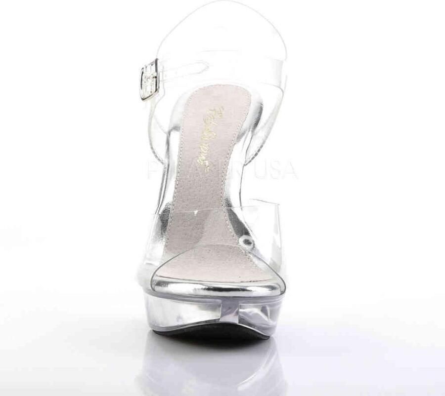 Fabelicious Fabulicious Sandaal met enkelband 42 Shoes COCKTAIL 508 Transparant