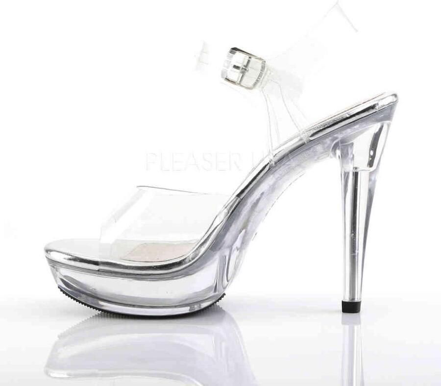 Fabelicious Fabulicious Sandaal met enkelband 44 Shoes COCKTAIL 508 Transparant - Foto 2