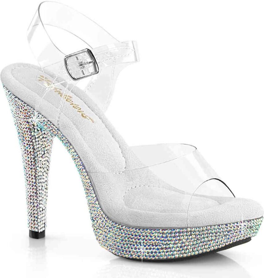 Fabulicious COCKTAIL-508DM Sandaal met enkelband 35 Shoes Transparant - Foto 1