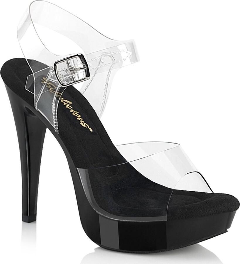 Fabulicious COCKTAIL508 Sandaal met enkelband 35 Shoes Zwart