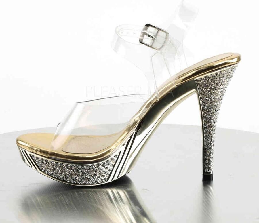Fabelicious Fabulicious Sandaal met enkelband 40 Shoes ELEGANT 408 Zwart - Foto 2