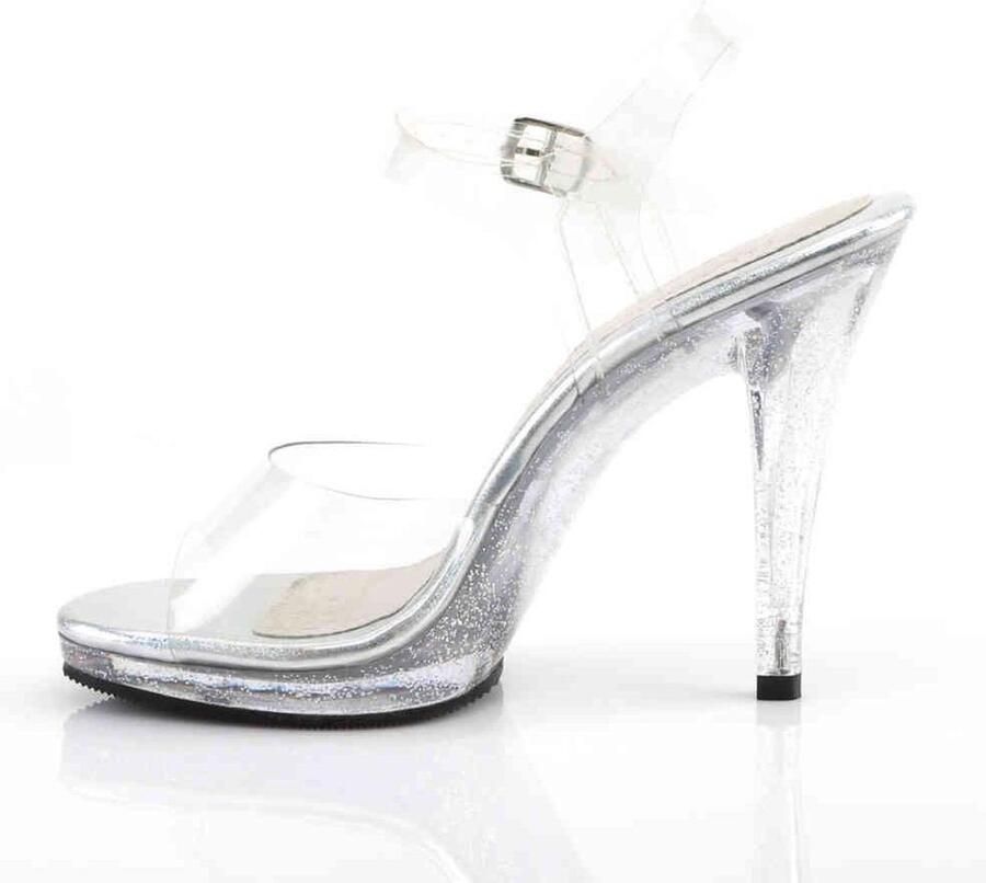 Fabelicious Fabulicious Sandaal met enkelband 41 Shoes FLAIR 408MG Transparant Zilverkleurig - Foto 2