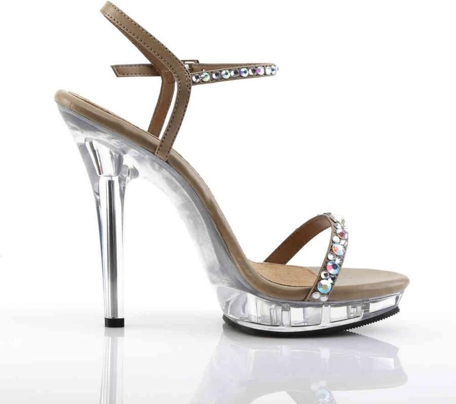 Fabelicious Fabulicious Sandaal met enkelband 41 Shoes LIP 131 Beige Creme - Foto 2