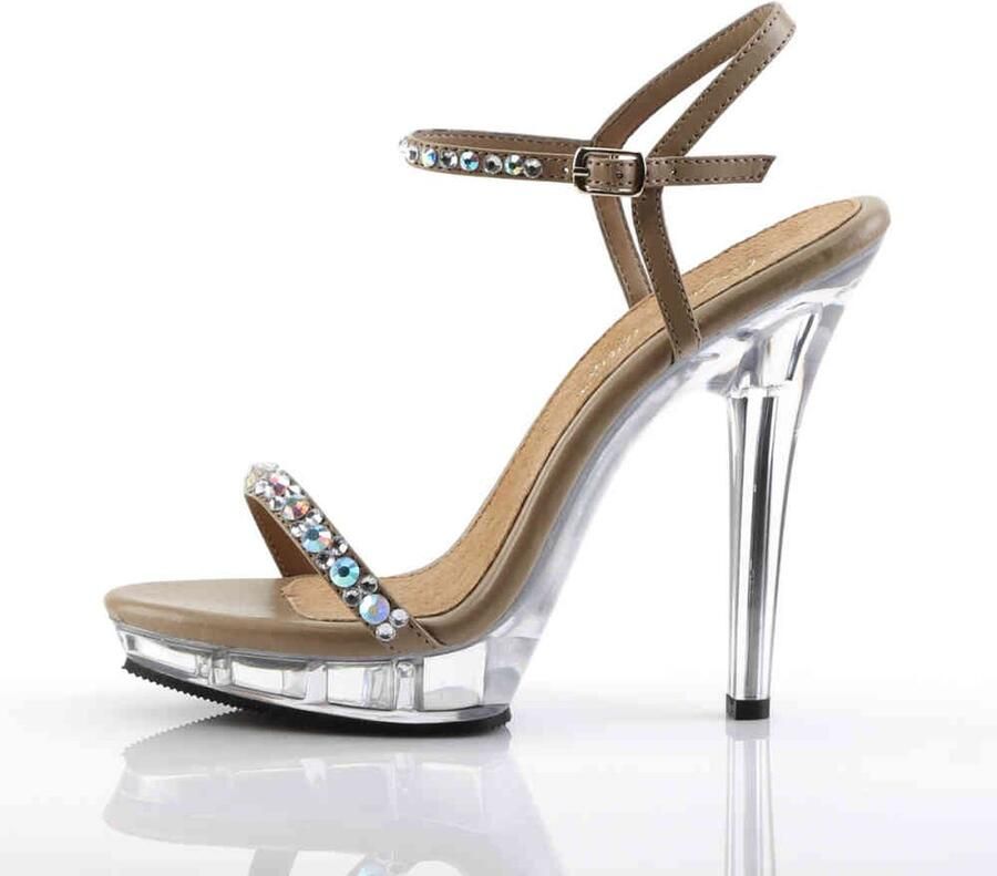 Fabelicious Fabulicious Sandaal met enkelband 41 Shoes LIP 131 Beige Creme - Foto 3