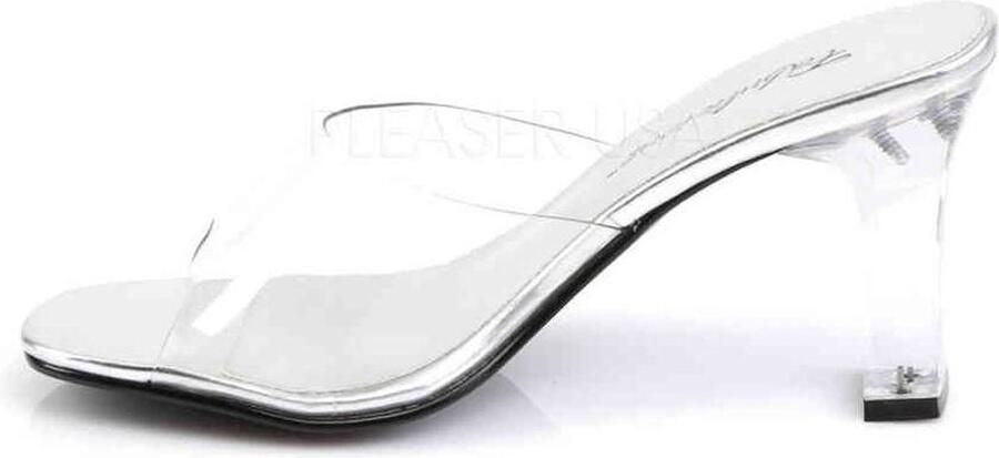 Fabelicious Fabulicious Muiltjes met hak 35 Shoes ROMANCE 301 Zilverkleurig Transparant - Foto 2