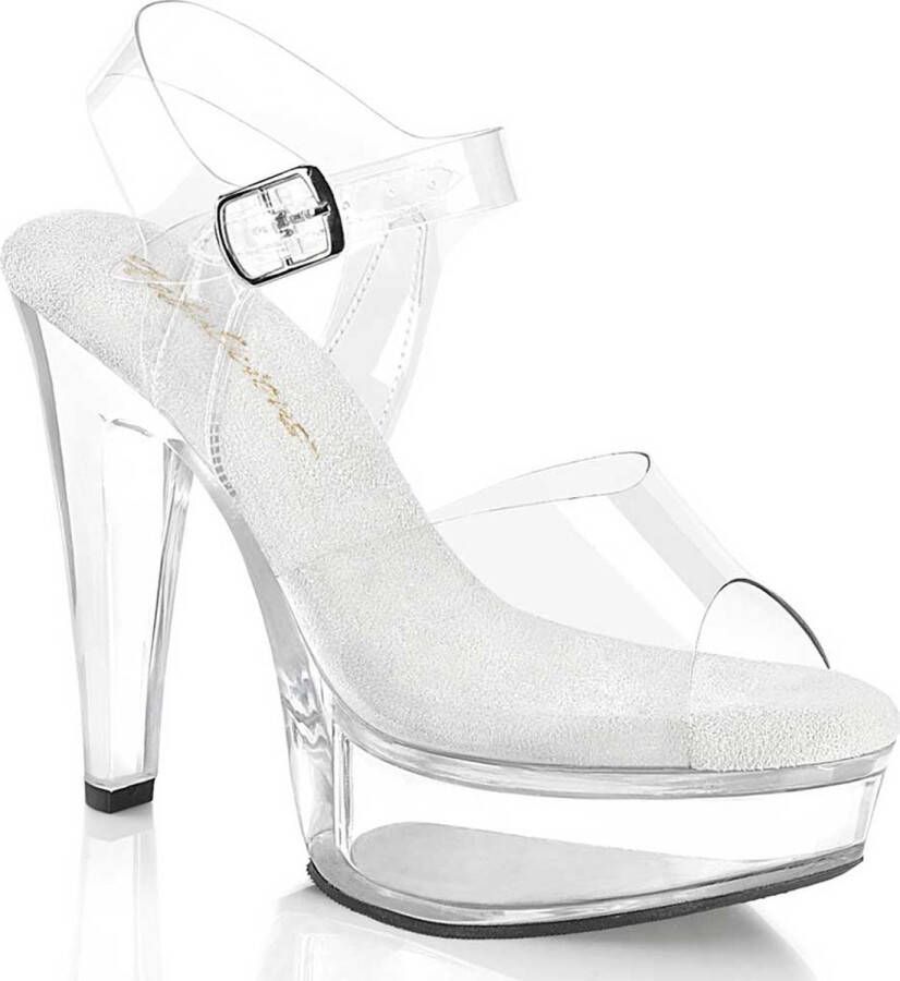 Fabulicious MARTINI-508 Sandaal met enkelband 36 Shoes Transparant
