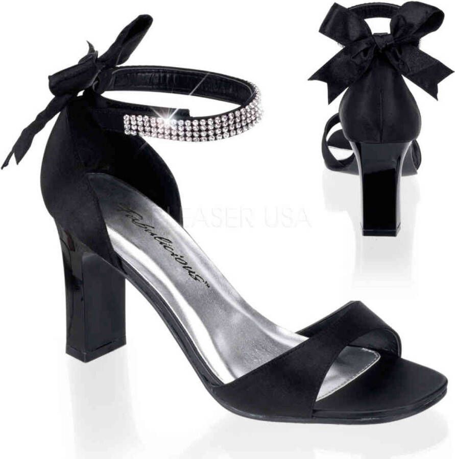 Fabulicious ROMANCE-372 Sandaal met enkelband 36 Shoes Zwart