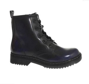 Fabulous Fabs F71311 Black Navy Veterschoen met rits