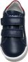 Falcotto velcro's gele pijl lederen sneakers Mervi navy - Thumbnail 1