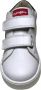 Falcotto velcro's croco rode ster lederen sneaker Sasha wit - Thumbnail 1