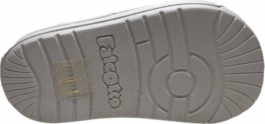 Falcotto 2 velcro's witte ster lederen sandalen Elios geel mt 19 - Foto 5