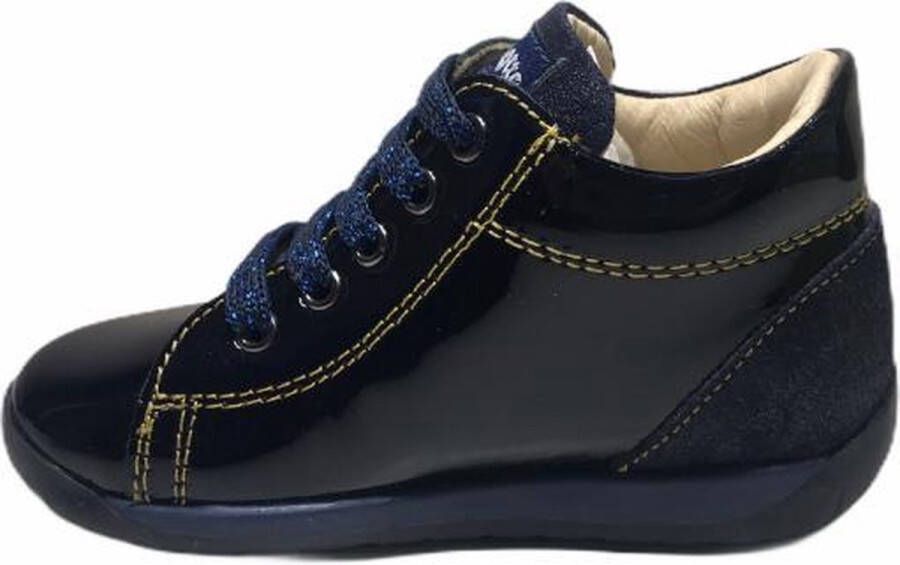 Falcotto 3 vlinders veter schoenen 1605 lak navy - Foto 2