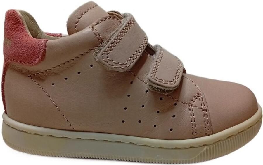 Falcotto Adam VL velcro's lederen sneakers roze