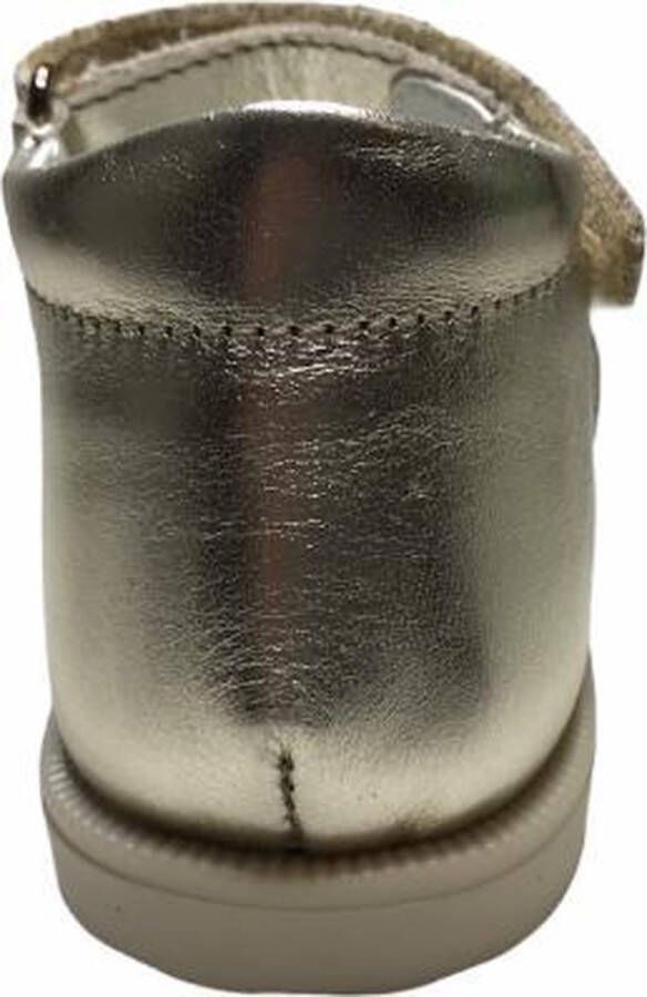 Falcotto bloempjes lederen sandalen Puppy goud - Foto 2