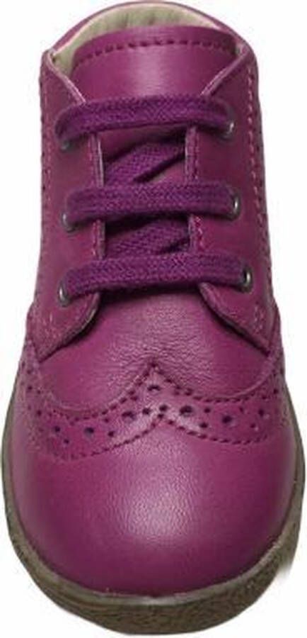 Falcotto oxford lederen veter schoenen 4177 fuxia - Foto 5