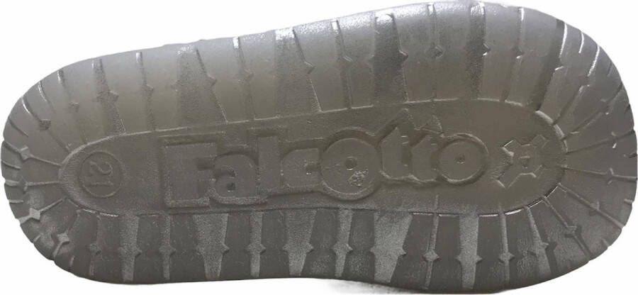 Falcotto velcro bloe print gesloten lederen sandalen Laguna wit multi - Foto 6