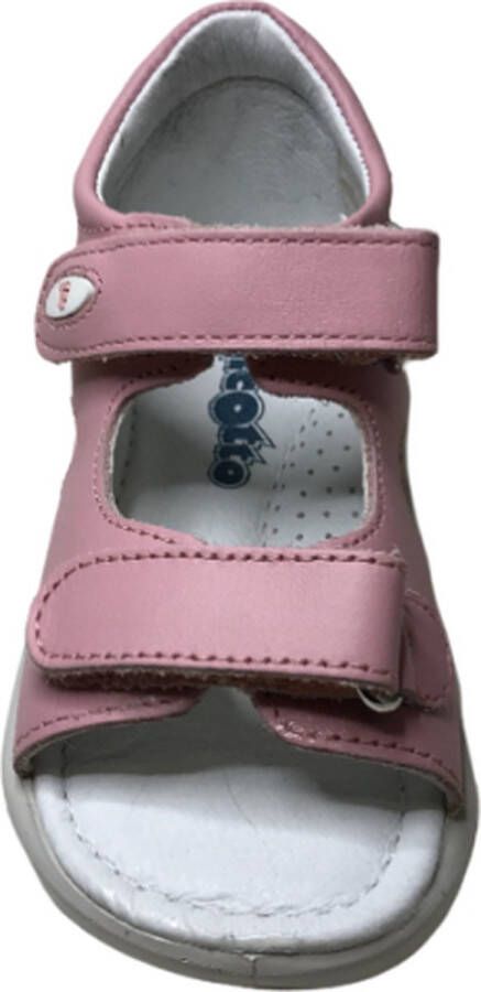 Falcotto velcro effen lederen sandalen New River Roze - Foto 4