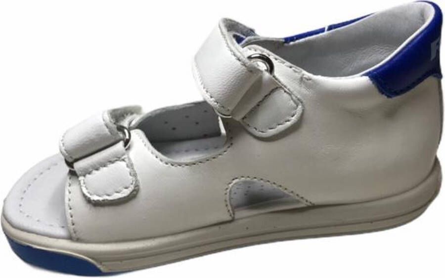 Falcotto velcro sandaal 1572 wit blauw