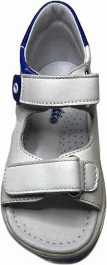 Falcotto velcro sandaal 1572 wit blauw - Foto 3