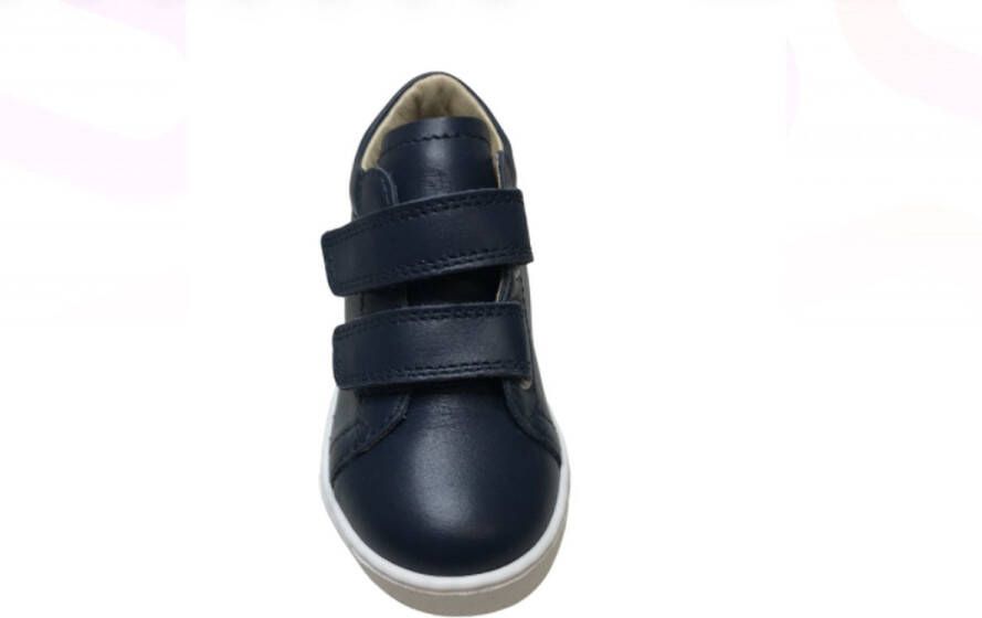 Falcotto velcro's rode vespa lederen sneakers Avispa Navy - Foto 3