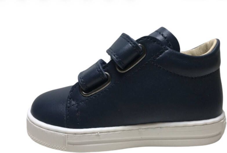 Falcotto velcro's rode vespa lederen sneakers Avispa Navy - Foto 5