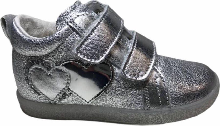 Falcotto meisje velcro sneaker 1621 silver