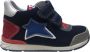 Falcotto New Ferdi velcro's blauwe ster lederen sportieve sneakers Navy - Thumbnail 2