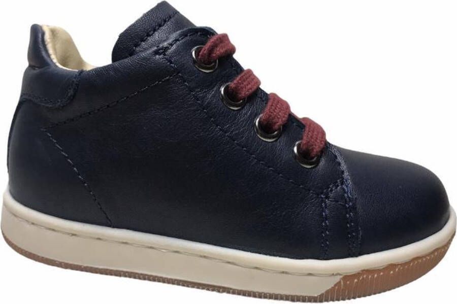 Falcotto rits veter sneakers Antares navy bordo