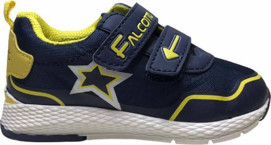 Falcotto sport sneaker 2 velcro's dodo navy mt 23