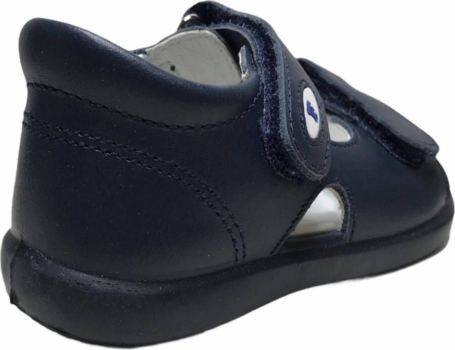 Falcotto velcro effen lederen sandalen New River Navy - Foto 2