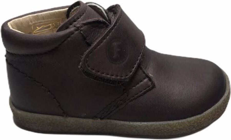 Falcotto velcro effen sneakers 246 dk bruin