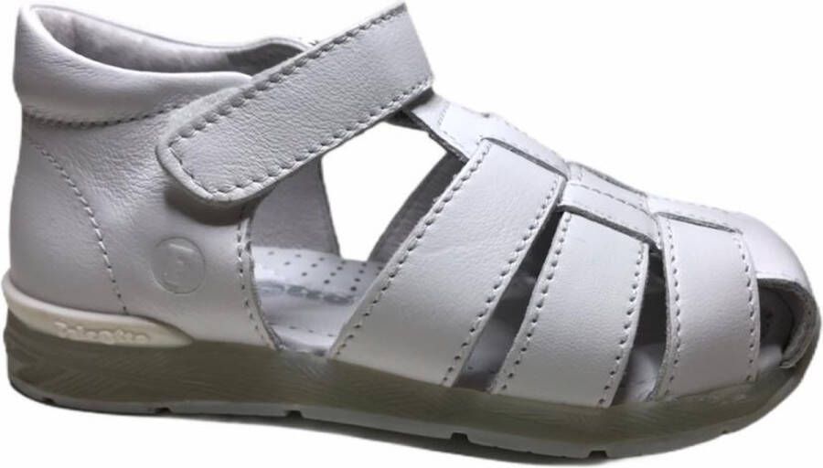 Falcotto velcro gesloten sandaal Dirk wit