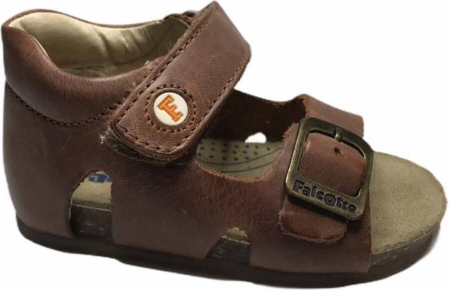 Falcotto velcro gesp sandaal 1406 camel - Foto 1